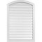 Ekena Millwork Arch Top Surface Mount PVC Gable Vent w/ 2"W x 2"P Brickmould Sill Frame, 28"W x 40"H GVPAR28X4003SN - alternate 1